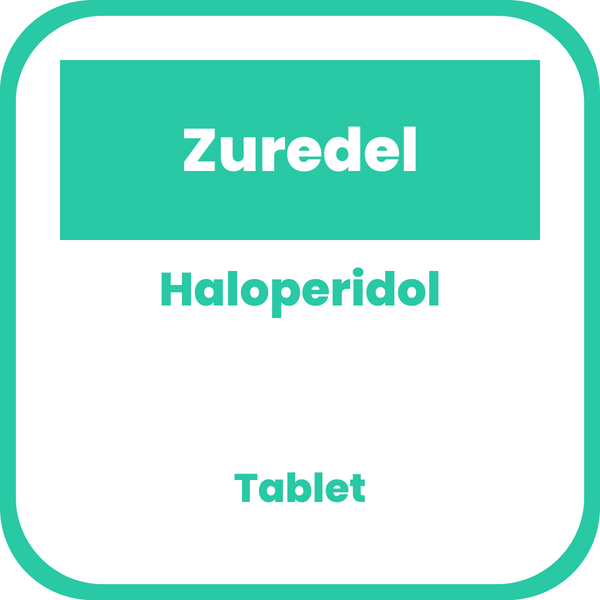 ZUREDEL Haloperidol 20mg Tablet 1's price in the Philippines MedsGo